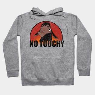 Emperors New Groove Kuzco No Touchy! Distressed Hoodie